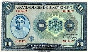 ЛЮКСЕМБУРГ 100 ФРАНКОВ 1