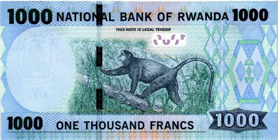 РУАНДА 1000 ФРАНКОВ 2