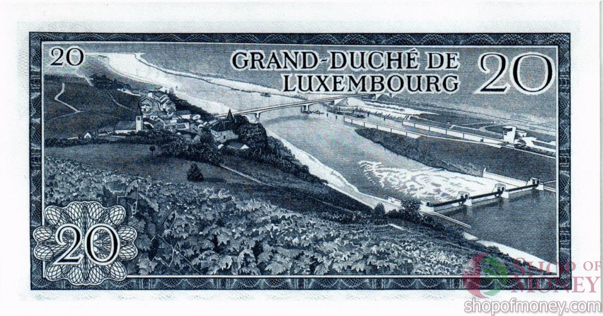 ЛЮКСЕМБУРГ 20 ФРАНКОВ 2
