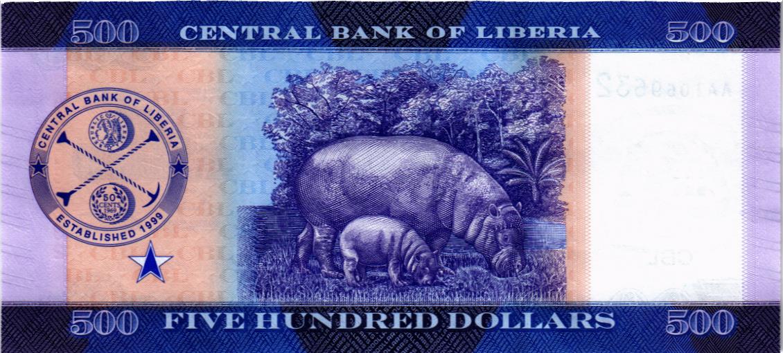 ЛИБЕРИЯ 500 ДОЛЛАРОВ 2