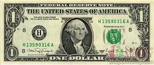 США 1 ДОЛЛАР 1
