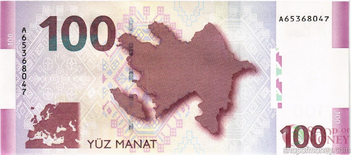 АЗЕРБАЙДЖАН 100 МАНАТ 2