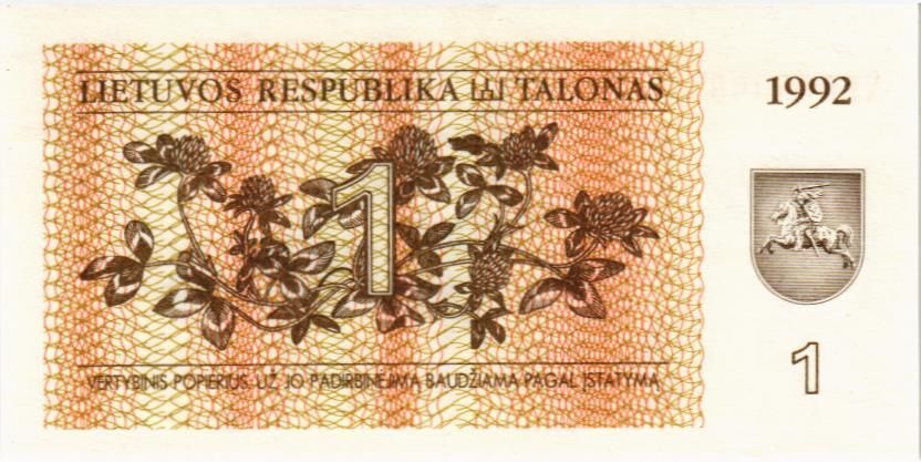 ЛИТВА 1 ТАЛОНАС 1