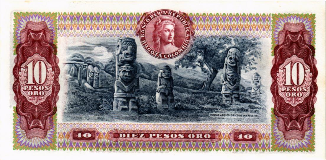 КОЛУМБИЯ 10 ПЕСО (AZ) 2
