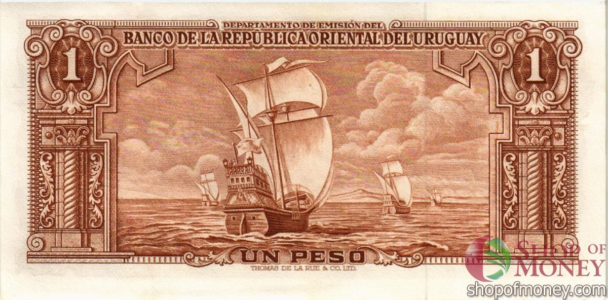 УРУГВАЙ 1 ПЕСО (СЕРИЯ -D-) 2