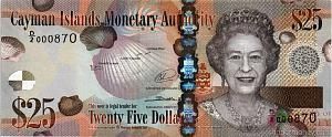 КАЙМАНОВЫ ОСТРОВА 25 ДОЛЛАРОВ 1