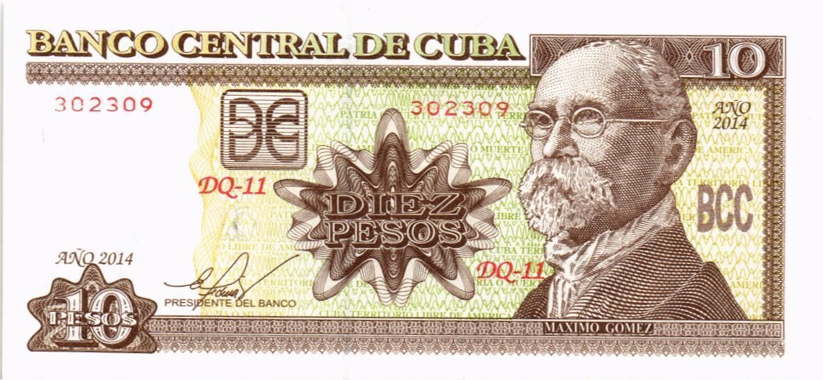КУБА 10 ПЕСО 1