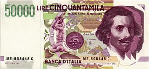 ИТАЛИЯ 50000 ЛИР 1