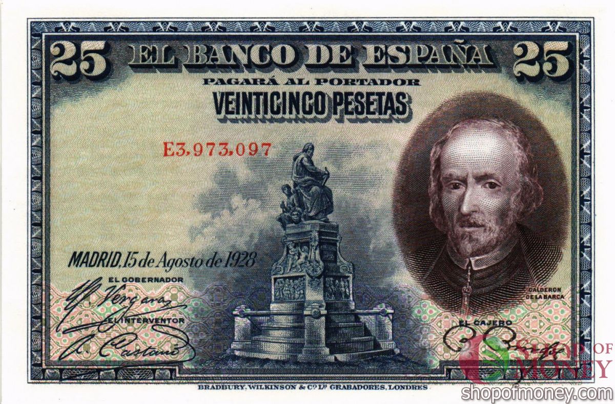 ИСПАНИЯ 25 ПЕСЕТ 1
