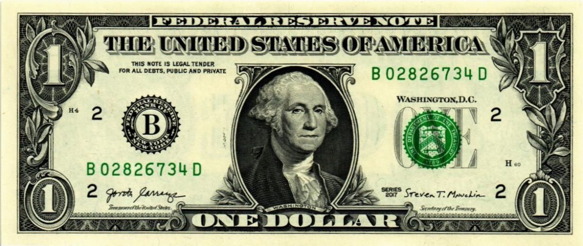 США 1 ДОЛЛАР (B - НЬЮ-ЙОРК) 1