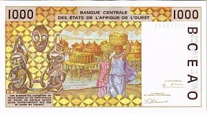 СЕНЕГАЛ 1000 ФРАНКОВ 2
