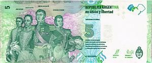 АРГЕНТИНА 5 ПЕСО 2