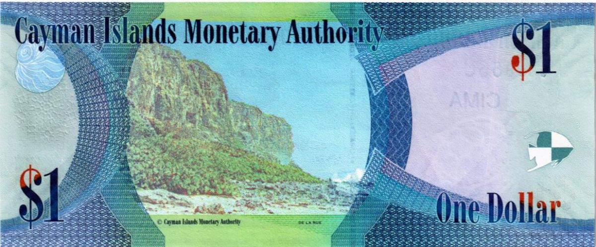 КАЙМАНОВЫ ОСТРОВА 1 ДОЛЛАР (D/3) 2