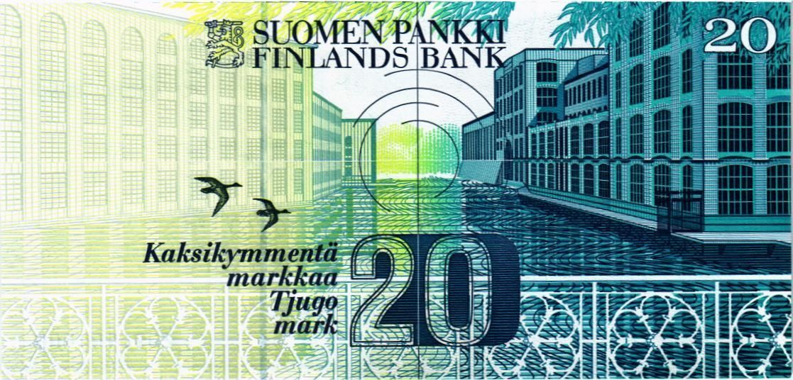 ФИНЛЯНДИЯ 20 МАРОК 2