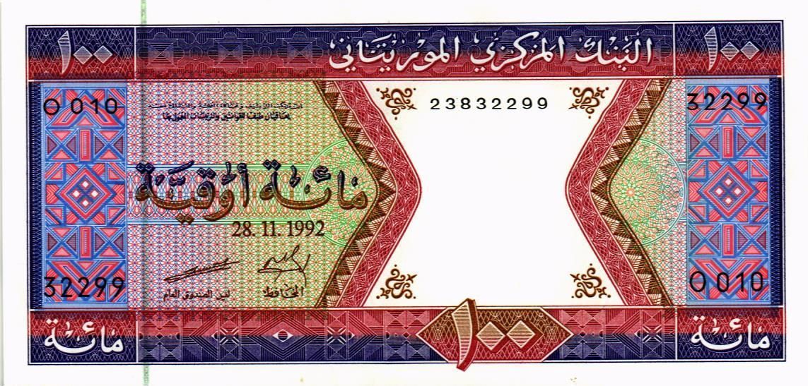 МАВРИТАНИЯ 100 УГИЙ 1