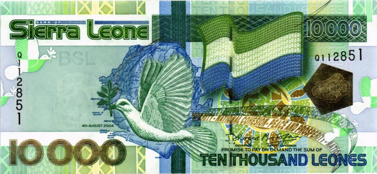 СЬЕРРА-ЛЕОНЕ 10000 ЛЕОНЕ 1