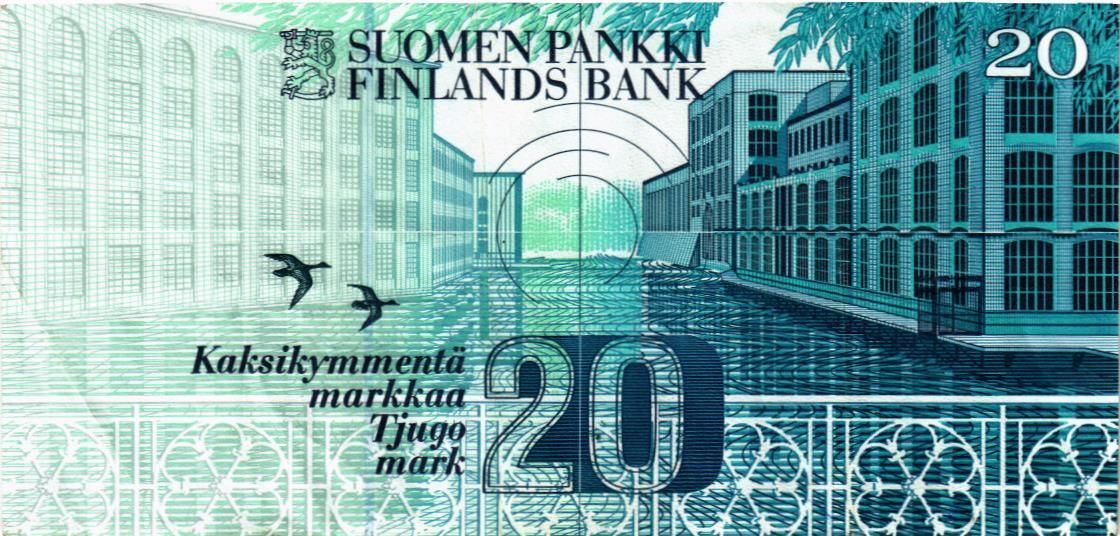 ФИНЛЯНДИЯ 20 МАРОК (Litt. A) 2