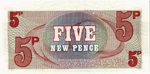 ВЕЛИКОБРИТАНИЯ / АНГЛИЯ 5 ПЕНСОВ (БРИТАНСКАЯ АРМИЯ) 2