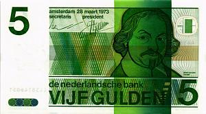 НИДЕРЛАНДЫ 5 ГУЛЬДЕНОВ 1