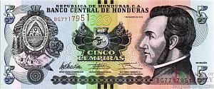 ГОНДУРАС 5 ЛЕМПИР 1