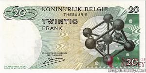 БЕЛЬГИЯ 20 ФРАНКОВ 2
