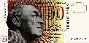 ФИНЛЯНДИЯ 50 МАРОК (Litt. A) 1