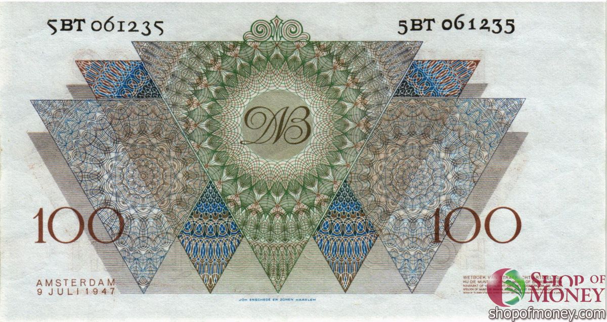 НИДЕРЛАНДЫ 100 ГУЛЬДЕНОВ 2