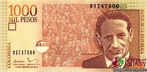 КОЛУМБИЯ 1000 ПЕСО (19.08.2015) 1