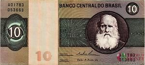 БРАЗИЛИЯ 10 КРУЗЕЙРО 1