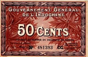 ФРАНЦУЗСКИЙ ИНДОКИТАЙ 50 ЦЕНТОВ 1