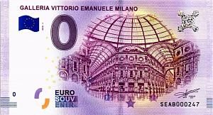 GALLERIA VITTORIO EMANUELE MILANO 0 ЕВРО 1