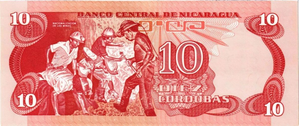 НИКАРАГУА 10 КОРДОБА 2