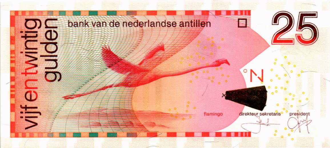 НИДЕРЛАНДСКИЕ АНТИЛЬСКИЕ ОСТРОВА 25 ГУЛЬДЕНОВ 1
