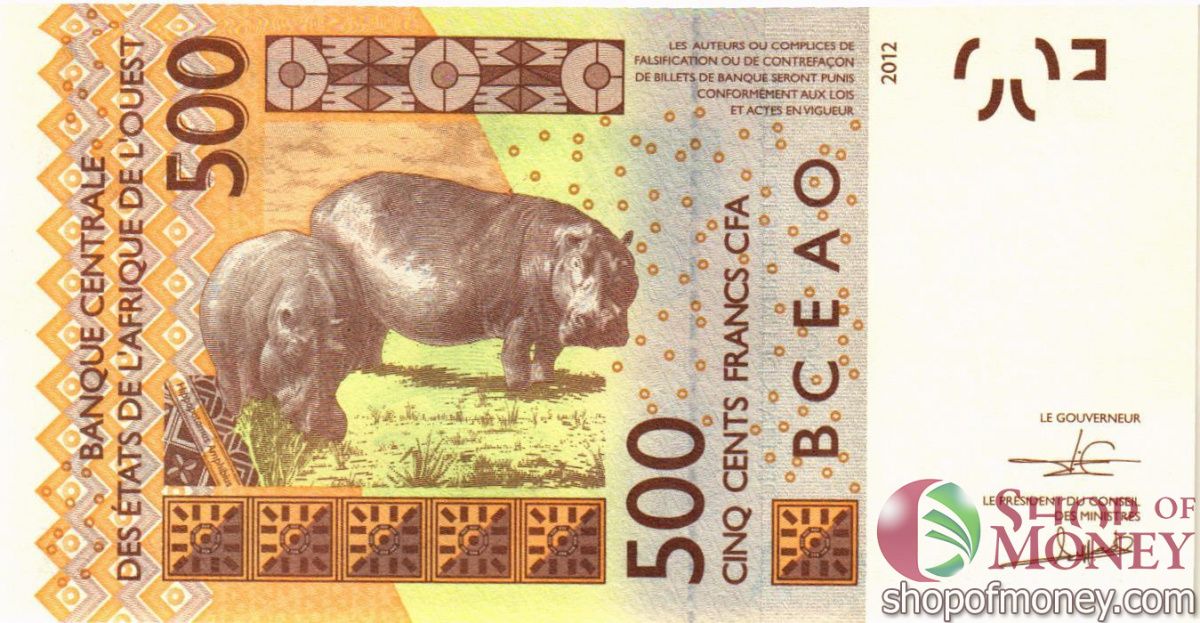 КОТ-Д'ИВУАР 500 ФРАНКОВ 2