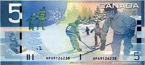 КАНАДА 5 ДОЛЛАРОВ 2
