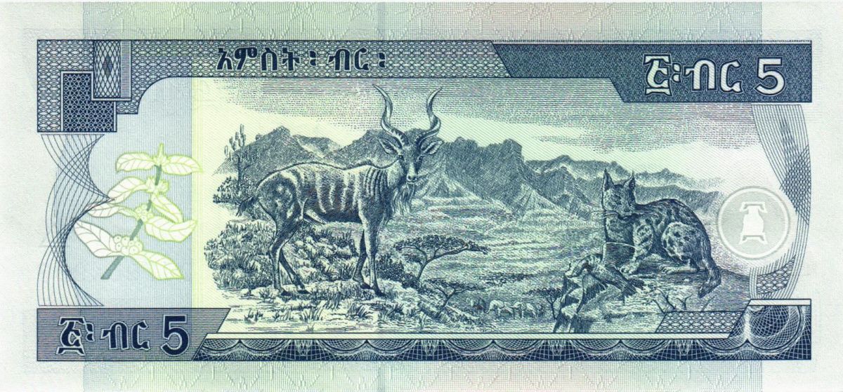 ЭФИОПИЯ 5 БЫР # DJ 7065000 2