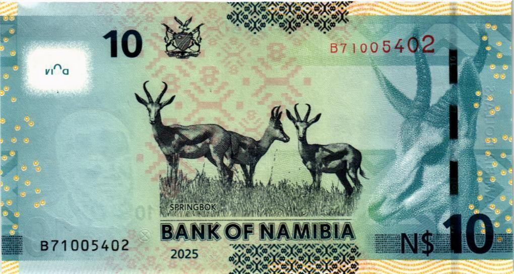 НАМИБИЯ 10 ДОЛЛАРОВ 2