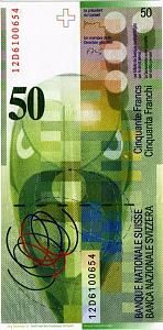 ШВЕЙЦАРИЯ 50 ФРАНКОВ 2