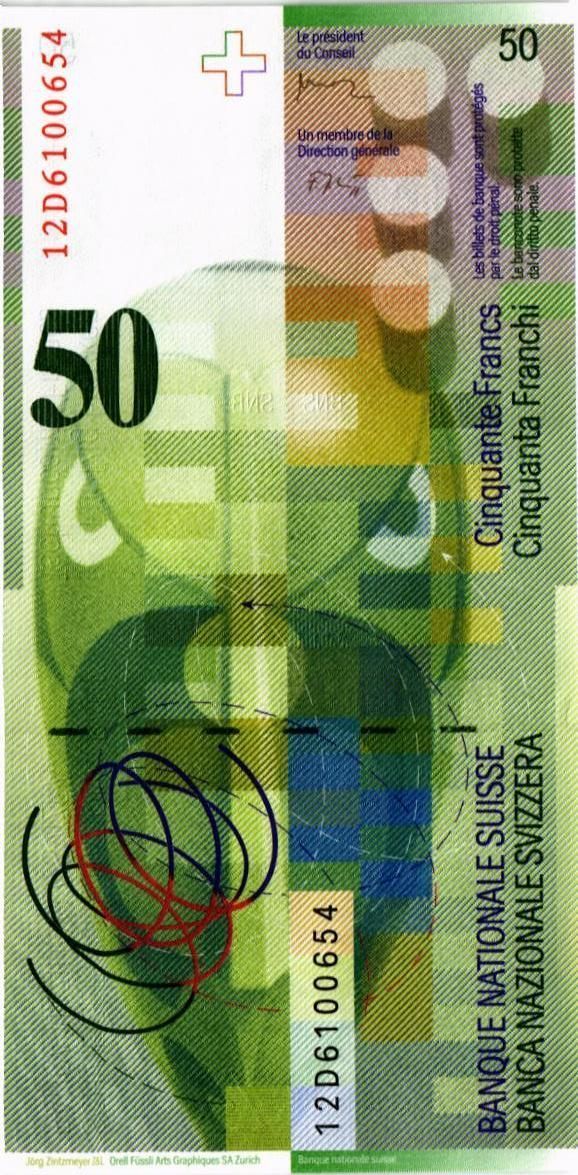 ШВЕЙЦАРИЯ 50 ФРАНКОВ 2