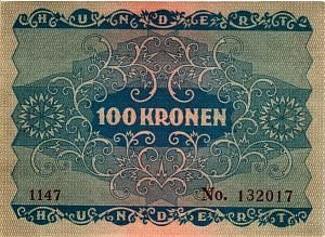 АВСТРИЯ 100 КРОН 2