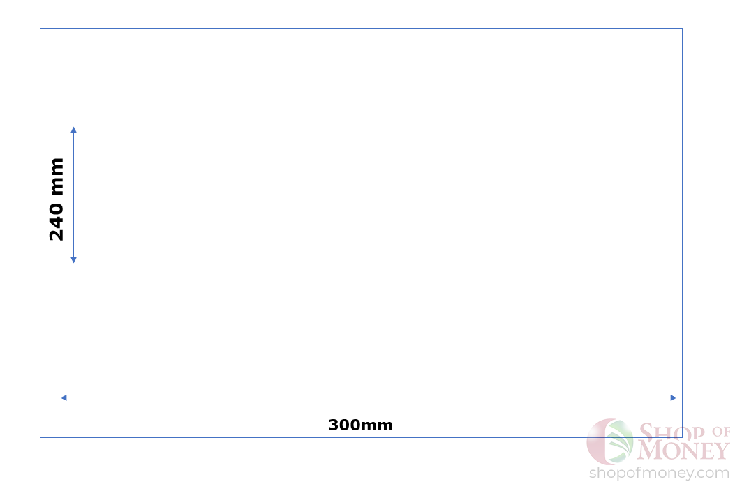 ХОЛДЕР ДЛЯ БАНКНОТ (240 mm x 300 mm) - 100 шт 3