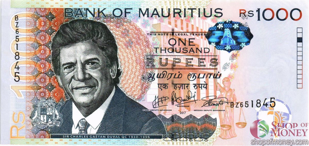 МАВРИКИЙ 1000 РУПИЙ 1