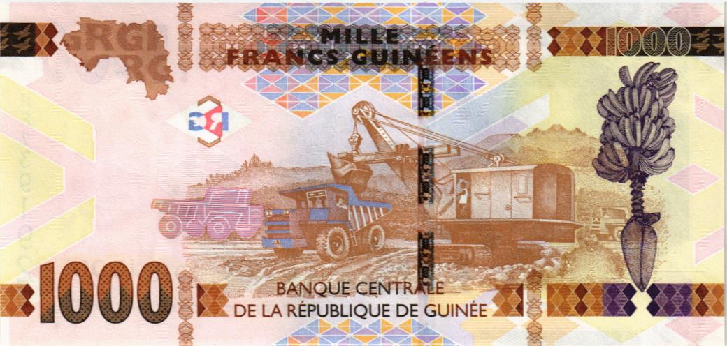 ГВИНЕЯ 1000 ФРАНКОВ 2