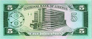 ЛИБЕРИЯ 5 ДОЛЛАРОВ 2