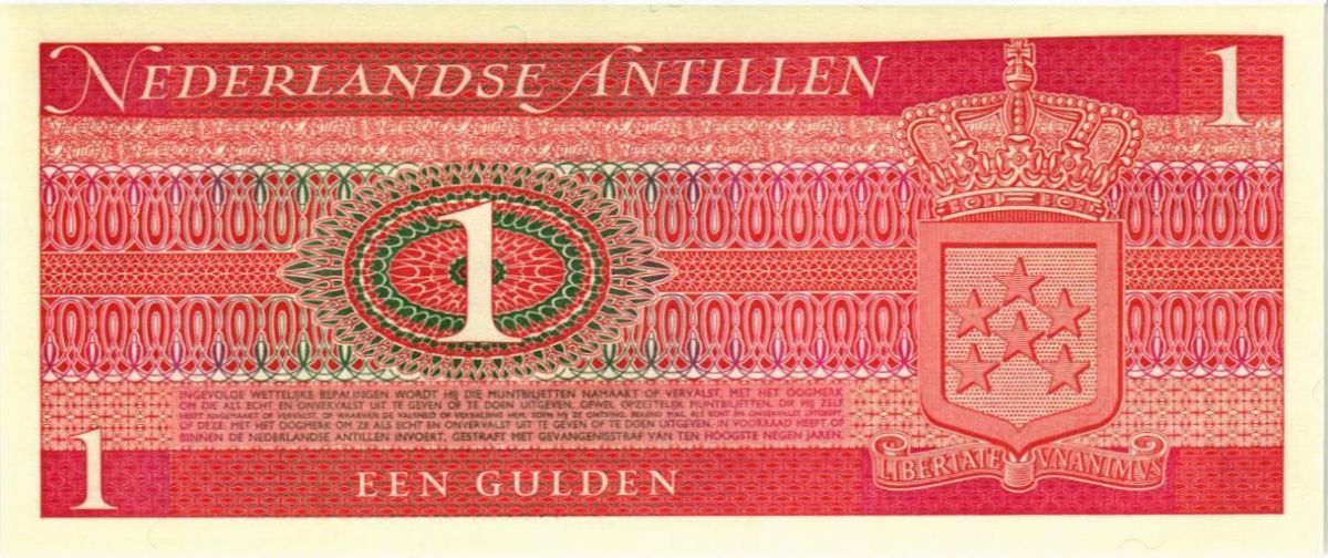 НИДЕРЛАНДСКИЕ АНТИЛЬСКИЕ ОСТРОВА 1 ГУЛЬДЕН 2