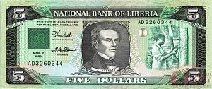ЛИБЕРИЯ 5 ДОЛЛАРОВ 1