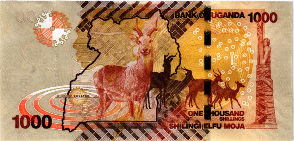 УГАНДА 1000 ШИЛЛИНГОВ 2