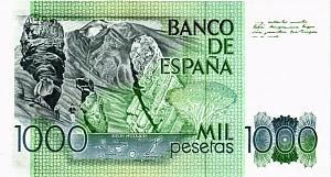 ИСПАНИЯ 1000 ПЕСЕТ 2