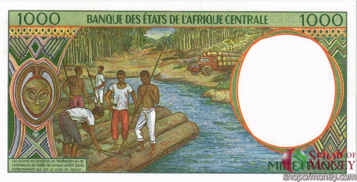 ЭКВАТОРИАЛЬНАЯ ГВИНЕЯ 1000 ФРАНКОВ 2