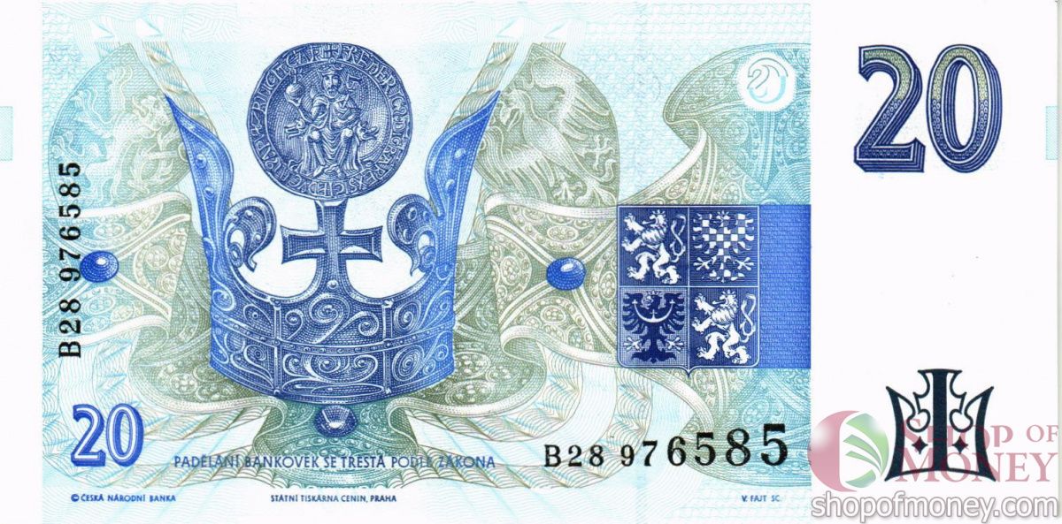 ЧЕХИЯ 20 КРОН 2